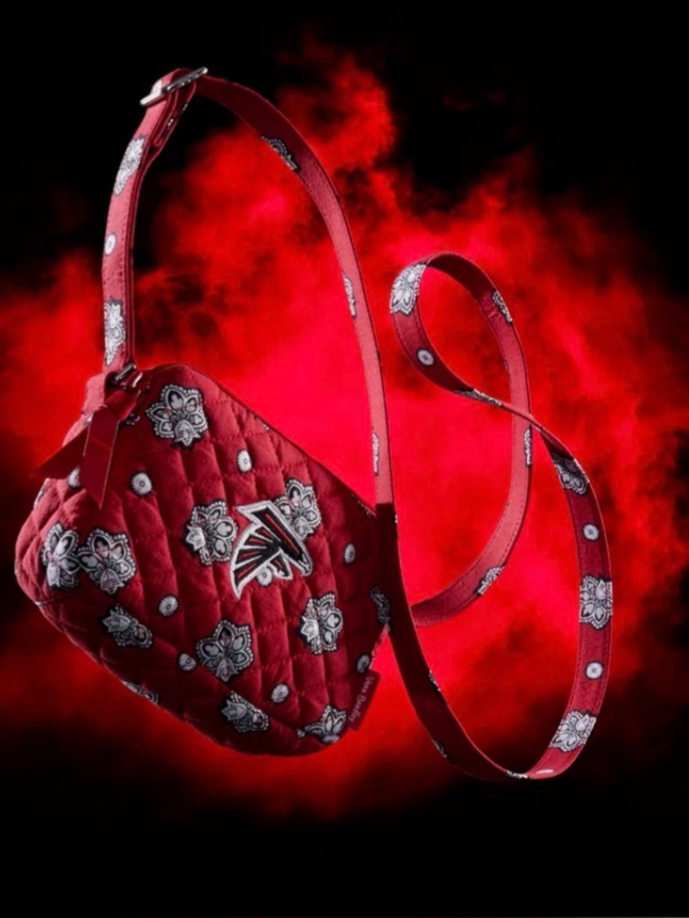 Vera Bradley NFL Collab Atlanta Falcons Small Stadium Crossbody Bag
